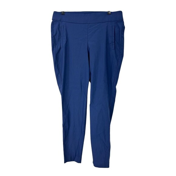 Elle Skinny Womens Size LS Short Pants Blue Pull On Elastic Waist Comfort N1 - Picture 1 of 12